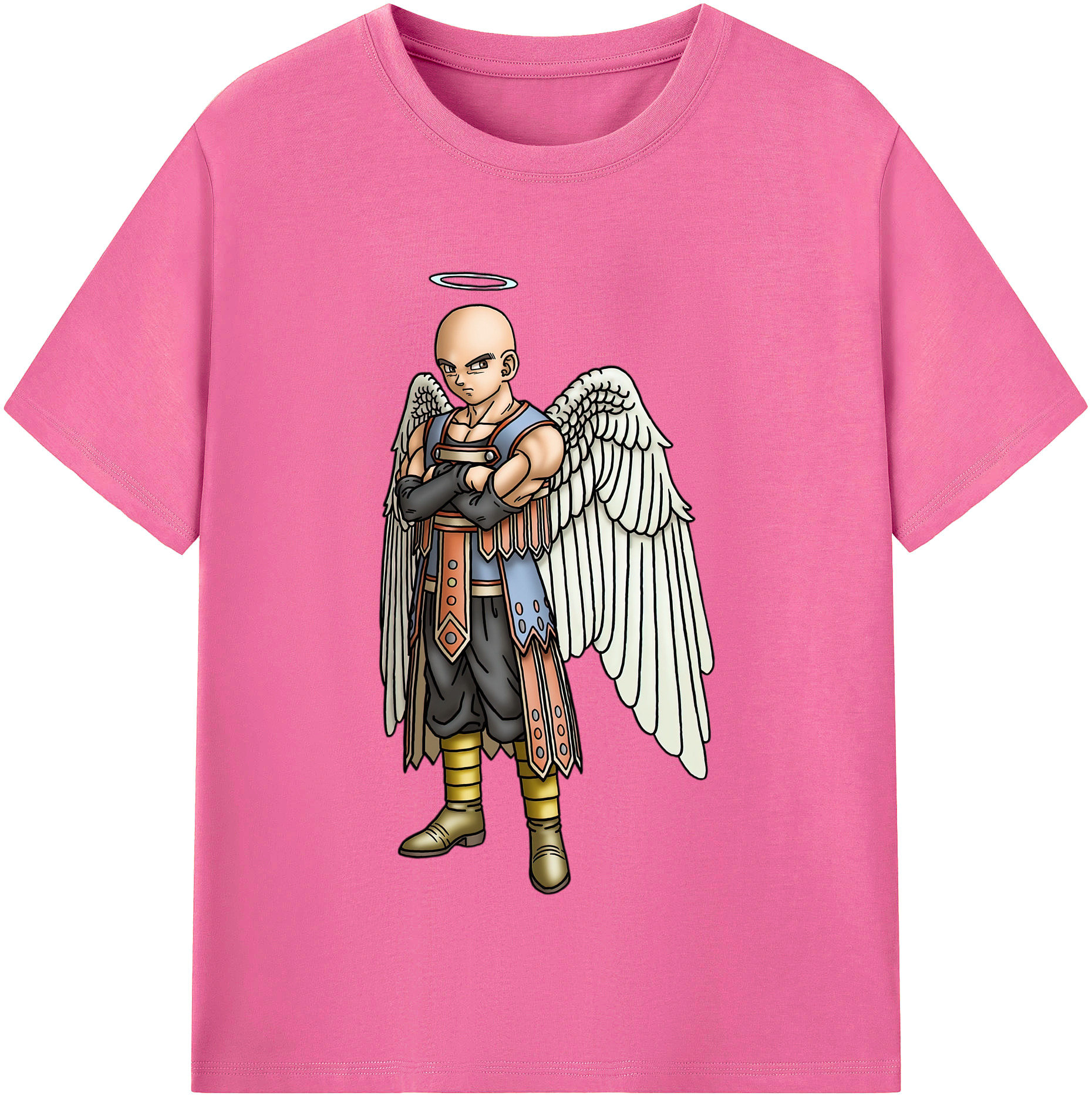 （画像用） ドラゴンクエスト Doragon Kuesuto Dragon Quest レディースカジュアルプリントTシャツ（綿100％）